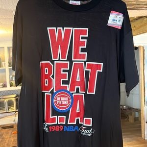 Detroit Pistons we beat LA 1989 T-shirt